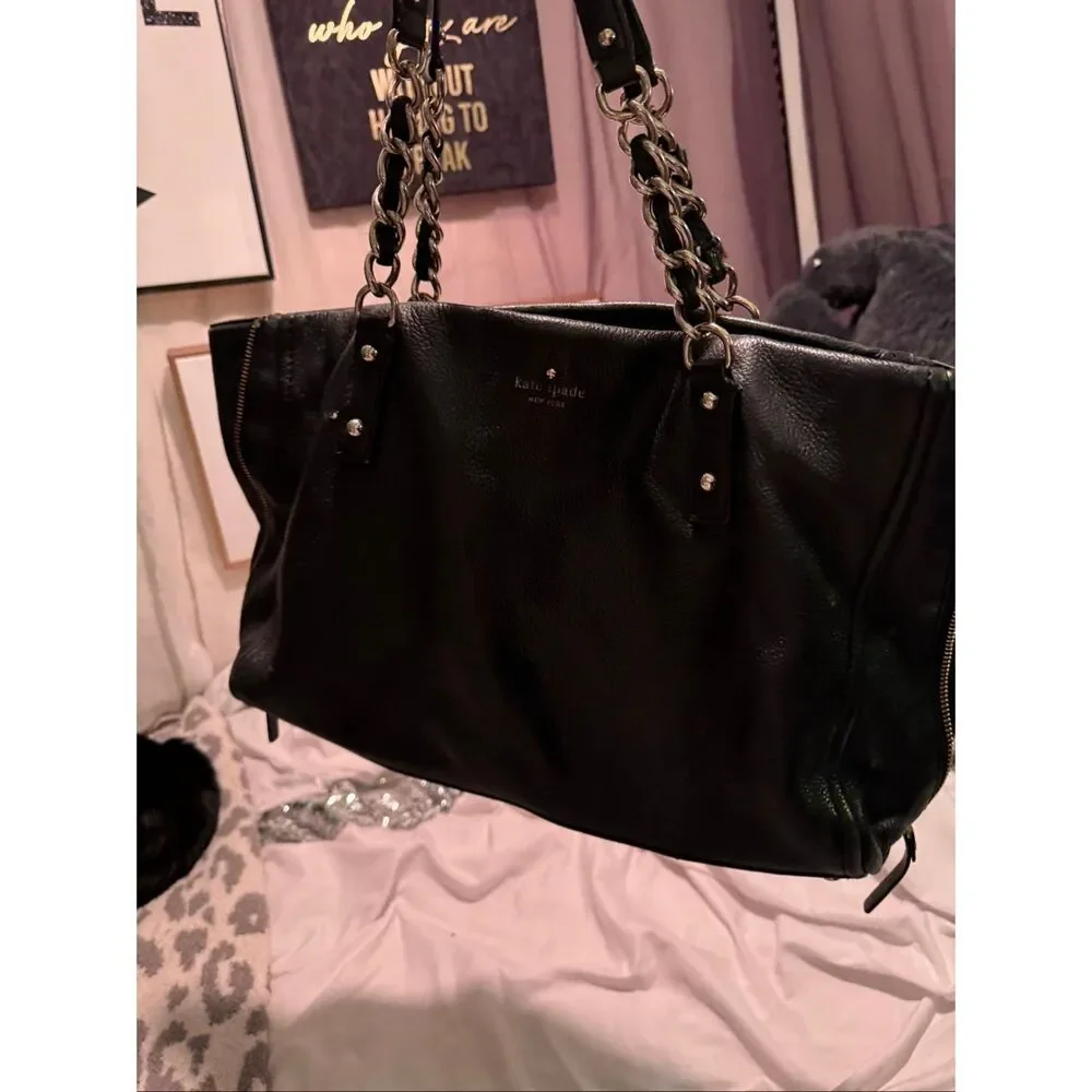 Kate Spade cobble hill Andee satchel  tote handbag purse pocketbook bag leather
